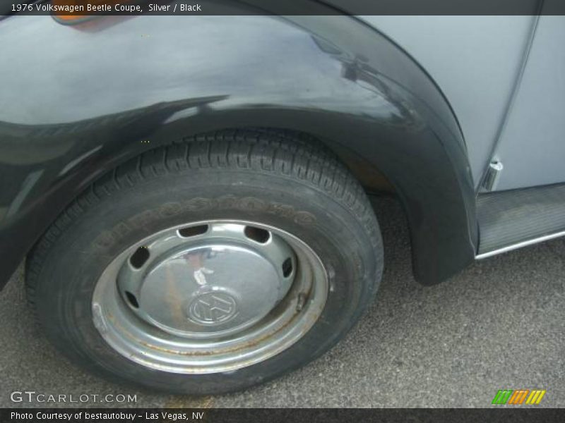 Silver / Black 1976 Volkswagen Beetle Coupe