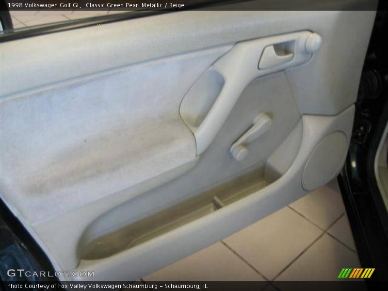 Classic Green Pearl Metallic / Beige 1998 Volkswagen Golf GL