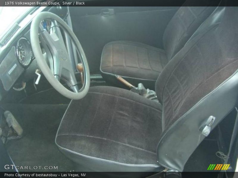 Silver / Black 1976 Volkswagen Beetle Coupe