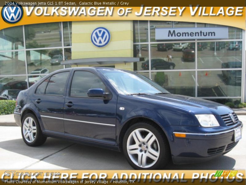 Galactic Blue Metallic / Grey 2004 Volkswagen Jetta GLS 1.8T Sedan