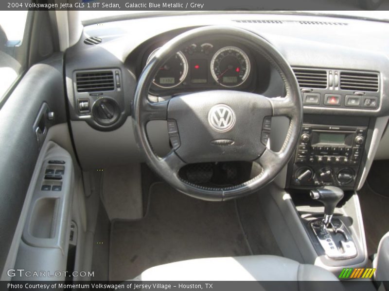 Galactic Blue Metallic / Grey 2004 Volkswagen Jetta GLS 1.8T Sedan
