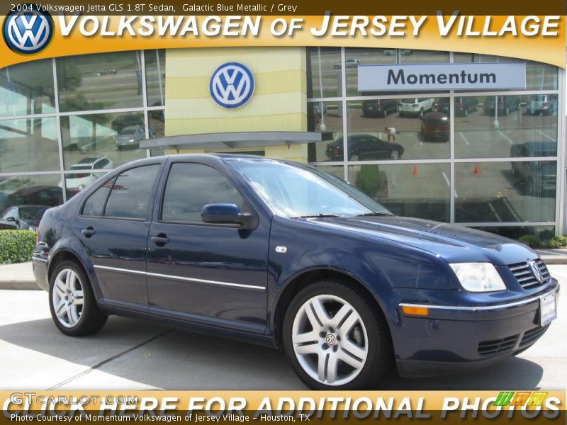 Galactic Blue Metallic / Grey 2004 Volkswagen Jetta GLS 1.8T Sedan