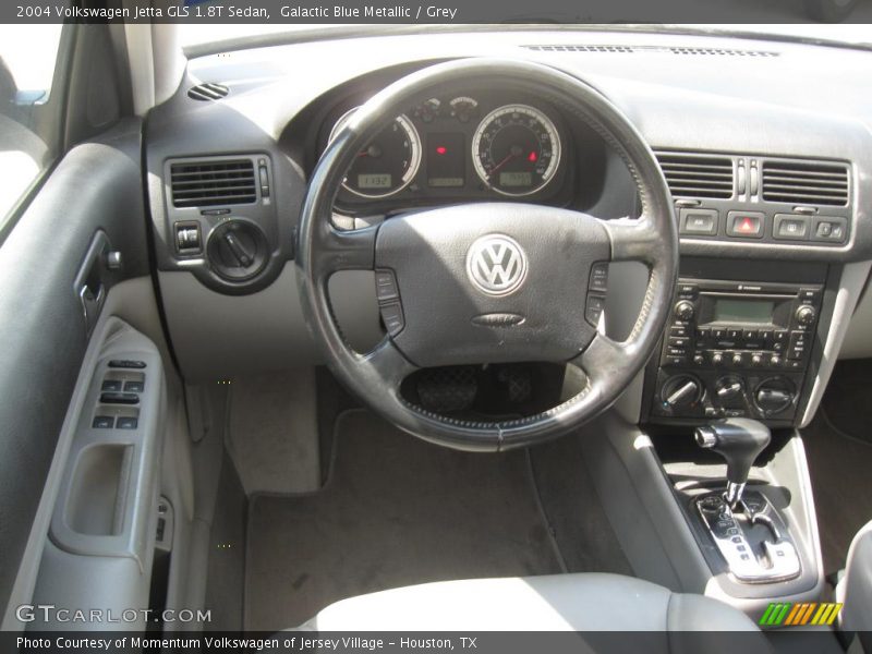 Galactic Blue Metallic / Grey 2004 Volkswagen Jetta GLS 1.8T Sedan