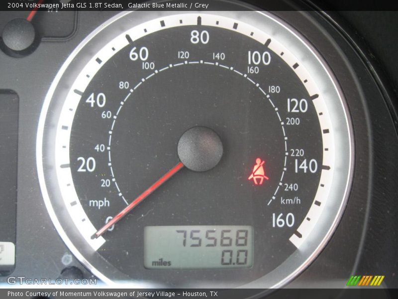 Galactic Blue Metallic / Grey 2004 Volkswagen Jetta GLS 1.8T Sedan
