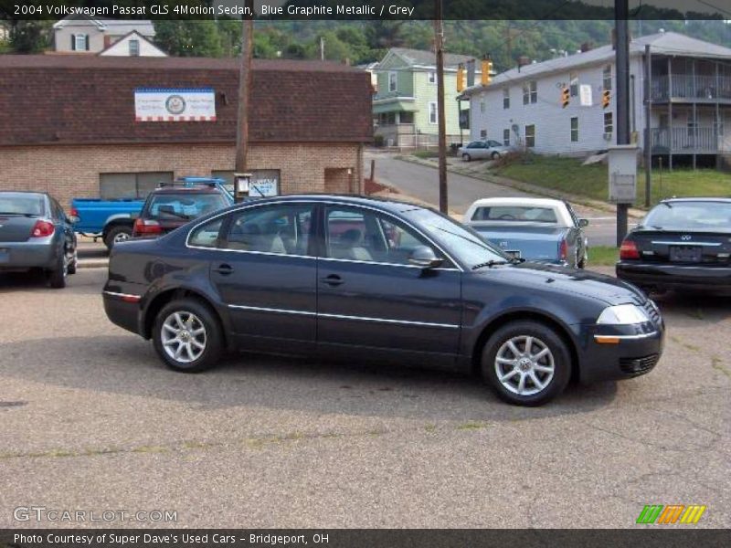 Blue Graphite Metallic / Grey 2004 Volkswagen Passat GLS 4Motion Sedan