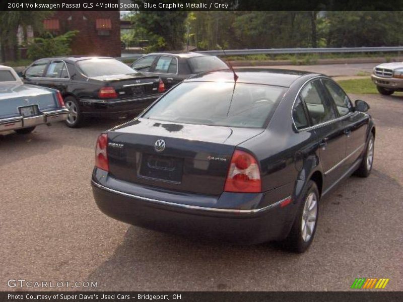 Blue Graphite Metallic / Grey 2004 Volkswagen Passat GLS 4Motion Sedan