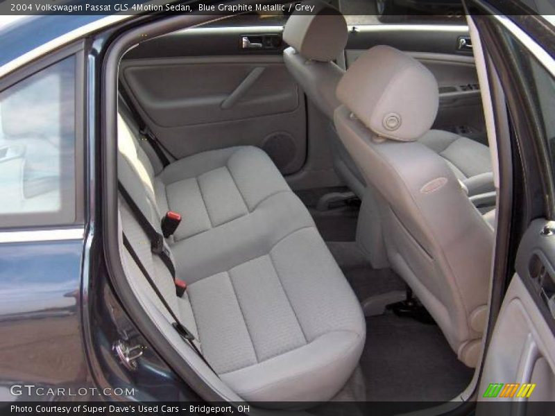 Blue Graphite Metallic / Grey 2004 Volkswagen Passat GLS 4Motion Sedan