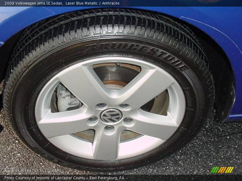 Laser Blue Metallic / Anthracite 2009 Volkswagen Jetta SE Sedan