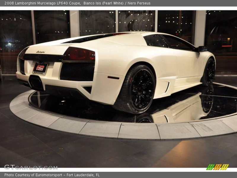 Bianco Isis (Pearl White) / Nero Perseus 2008 Lamborghini Murcielago LP640 Coupe