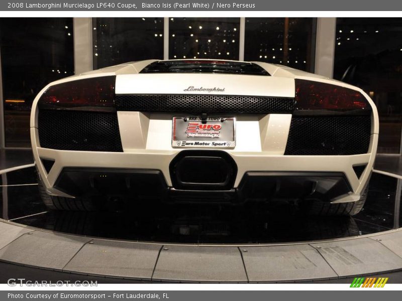 Bianco Isis (Pearl White) / Nero Perseus 2008 Lamborghini Murcielago LP640 Coupe