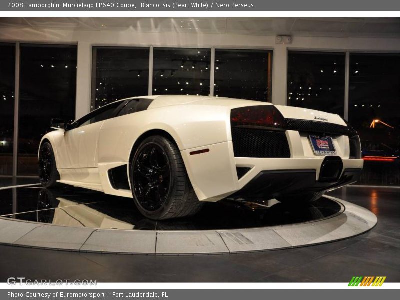 Bianco Isis (Pearl White) / Nero Perseus 2008 Lamborghini Murcielago LP640 Coupe