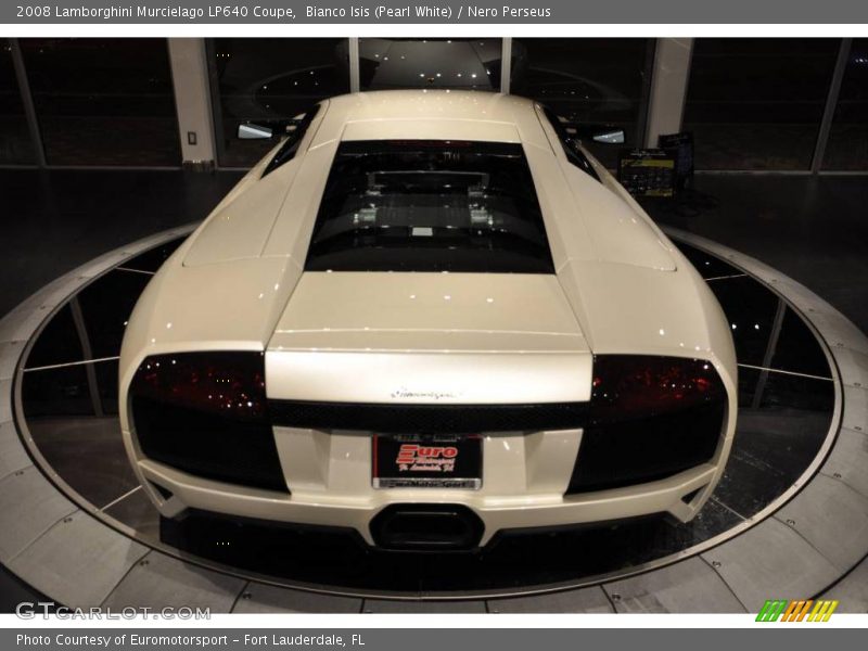 Bianco Isis (Pearl White) / Nero Perseus 2008 Lamborghini Murcielago LP640 Coupe