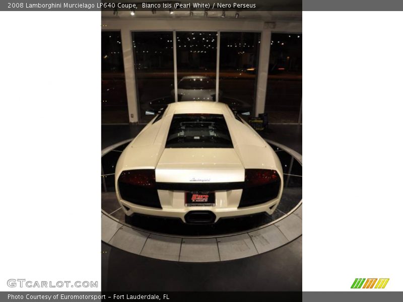 Bianco Isis (Pearl White) / Nero Perseus 2008 Lamborghini Murcielago LP640 Coupe