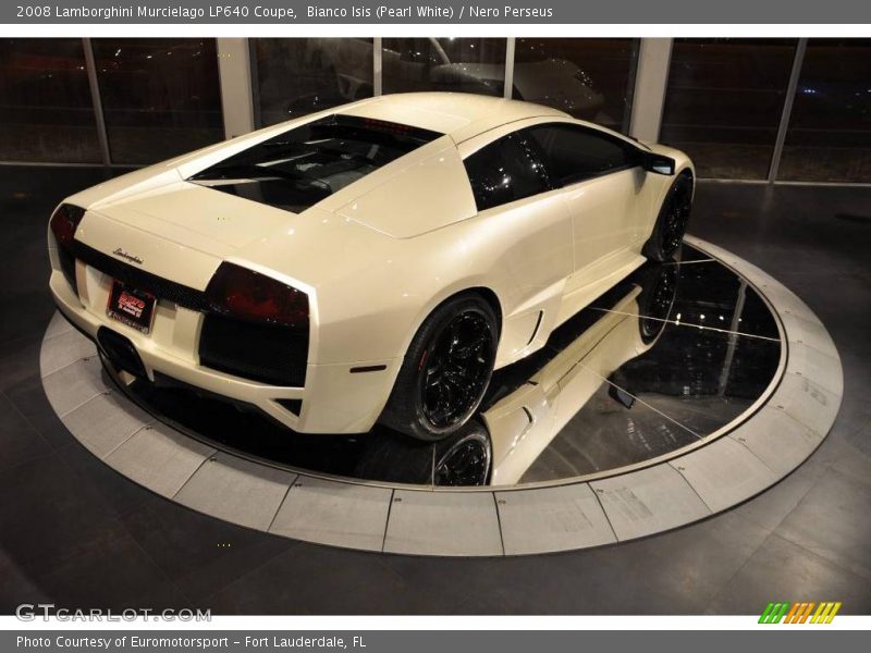 Bianco Isis (Pearl White) / Nero Perseus 2008 Lamborghini Murcielago LP640 Coupe