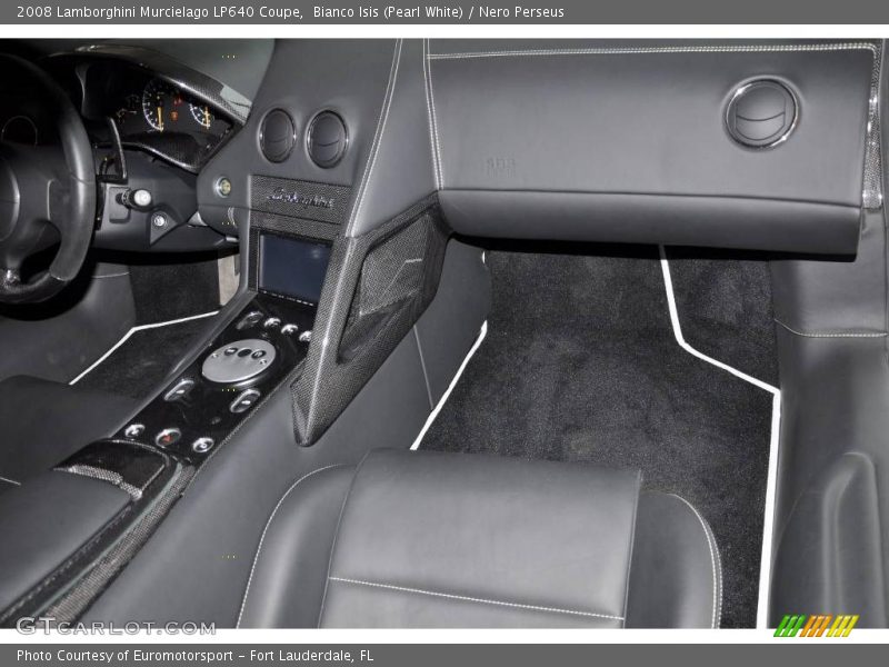 Bianco Isis (Pearl White) / Nero Perseus 2008 Lamborghini Murcielago LP640 Coupe