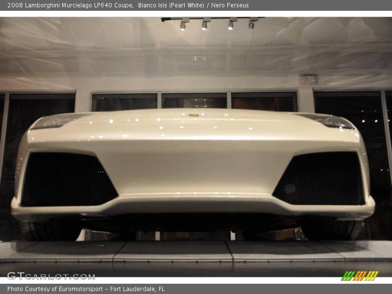 Bianco Isis (Pearl White) / Nero Perseus 2008 Lamborghini Murcielago LP640 Coupe
