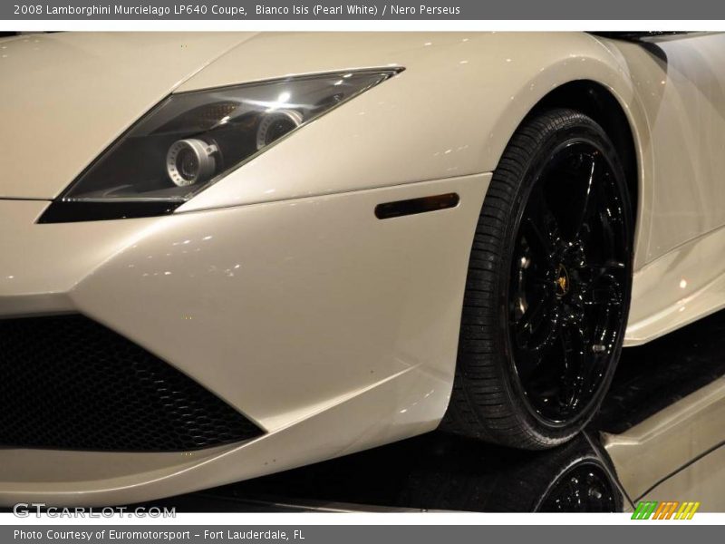 Bianco Isis (Pearl White) / Nero Perseus 2008 Lamborghini Murcielago LP640 Coupe