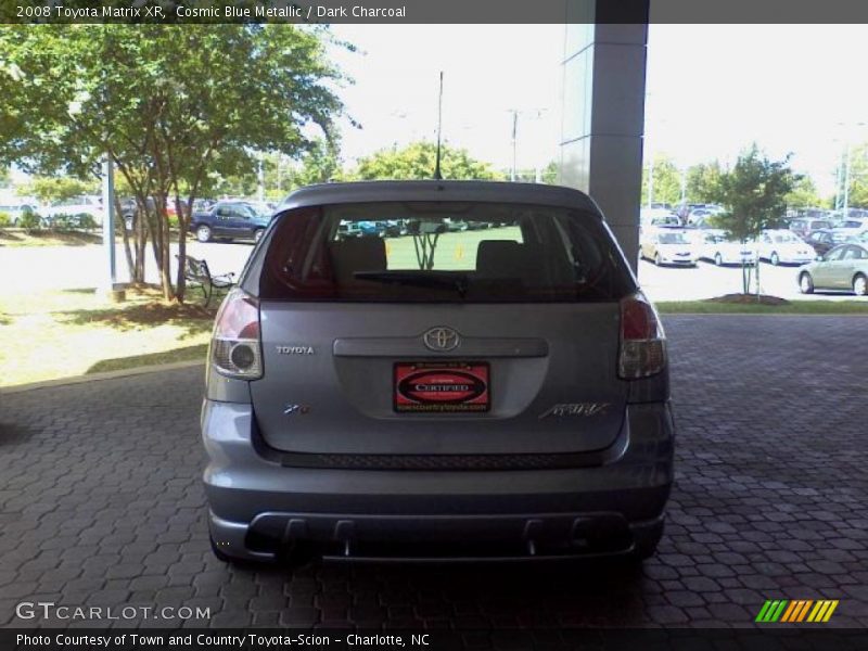 Cosmic Blue Metallic / Dark Charcoal 2008 Toyota Matrix XR