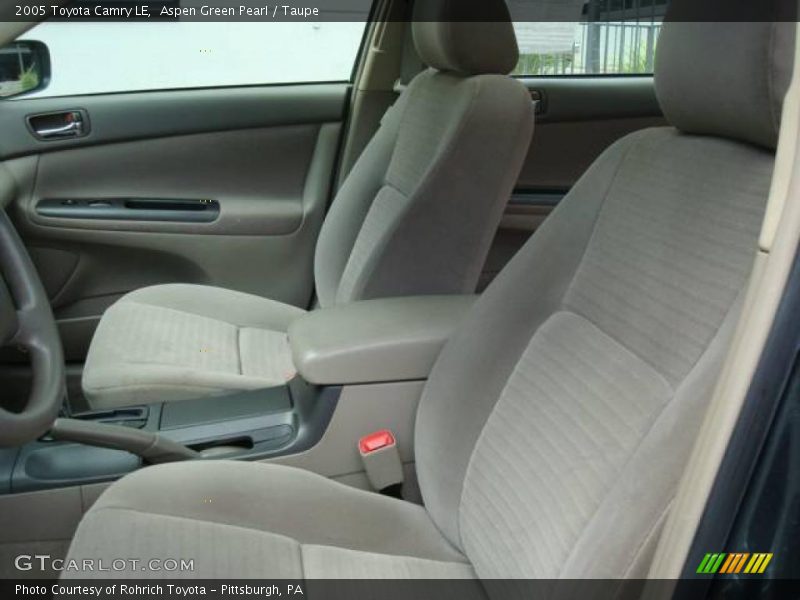 Aspen Green Pearl / Taupe 2005 Toyota Camry LE