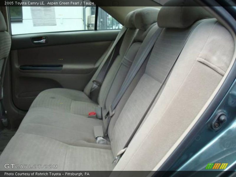 Aspen Green Pearl / Taupe 2005 Toyota Camry LE