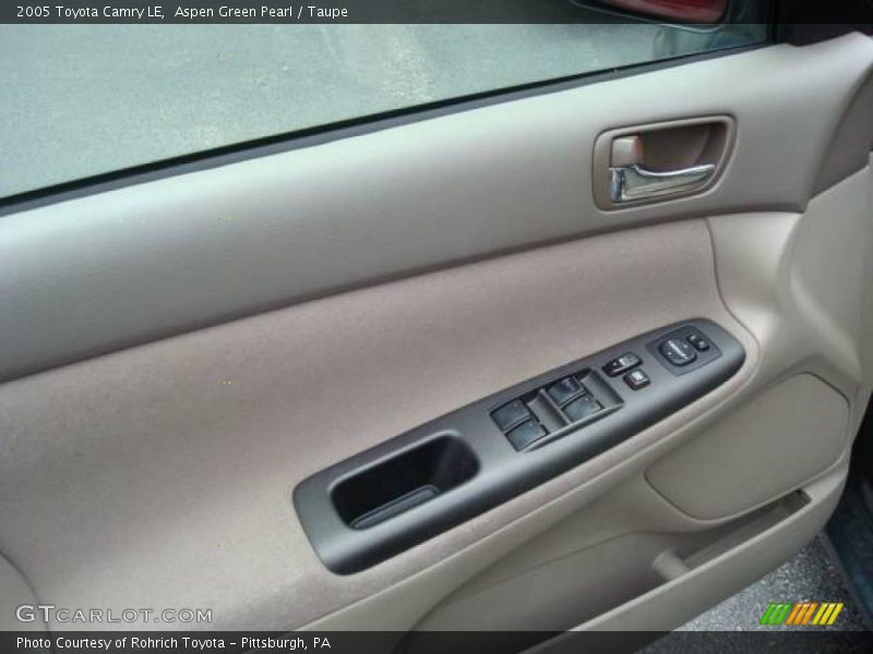 Aspen Green Pearl / Taupe 2005 Toyota Camry LE