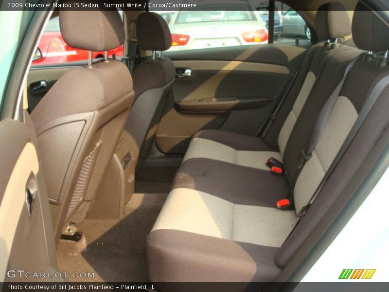 Summit White / Cocoa/Cashmere 2009 Chevrolet Malibu LS Sedan