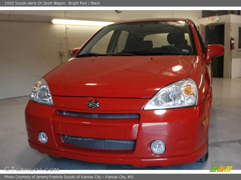 Bright Red / Black 2002 Suzuki Aerio SX Sport Wagon
