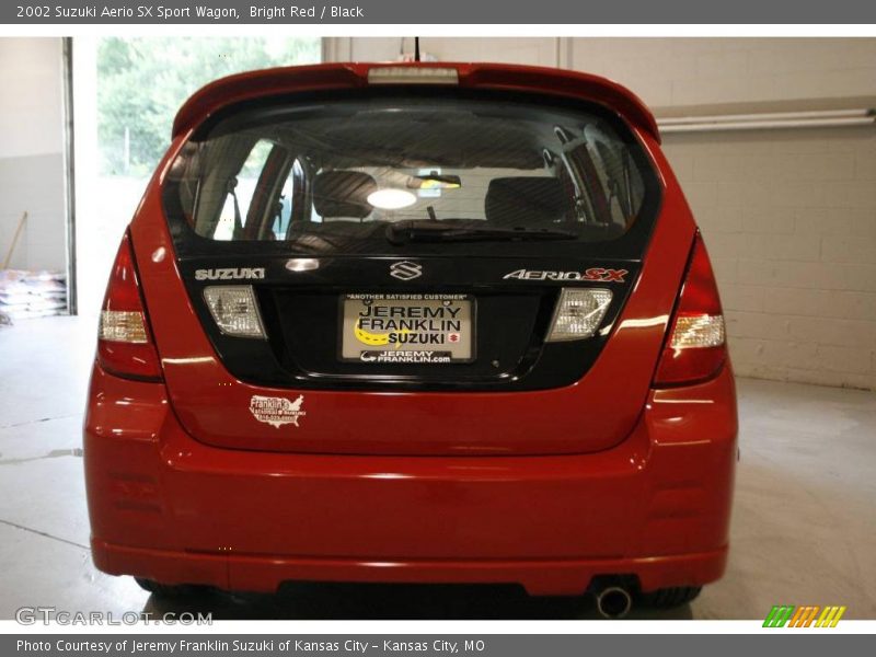 Bright Red / Black 2002 Suzuki Aerio SX Sport Wagon