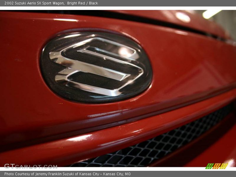 Bright Red / Black 2002 Suzuki Aerio SX Sport Wagon
