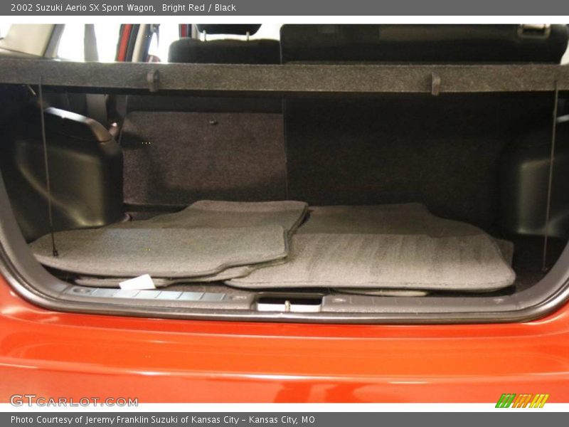 Bright Red / Black 2002 Suzuki Aerio SX Sport Wagon