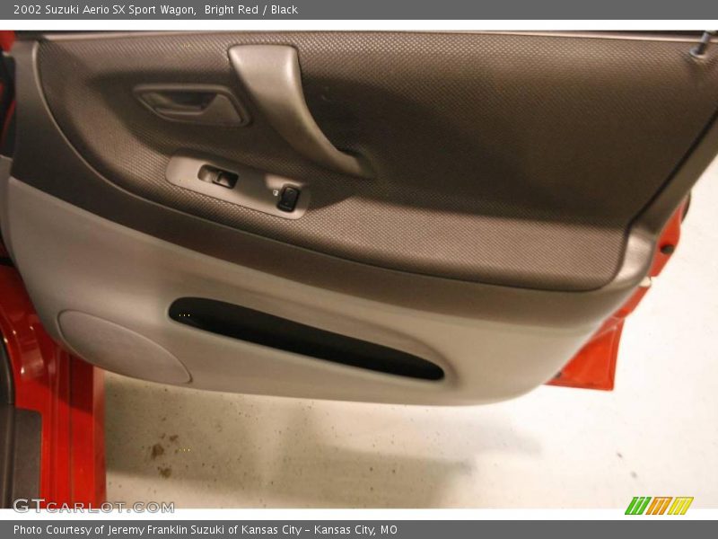 Bright Red / Black 2002 Suzuki Aerio SX Sport Wagon