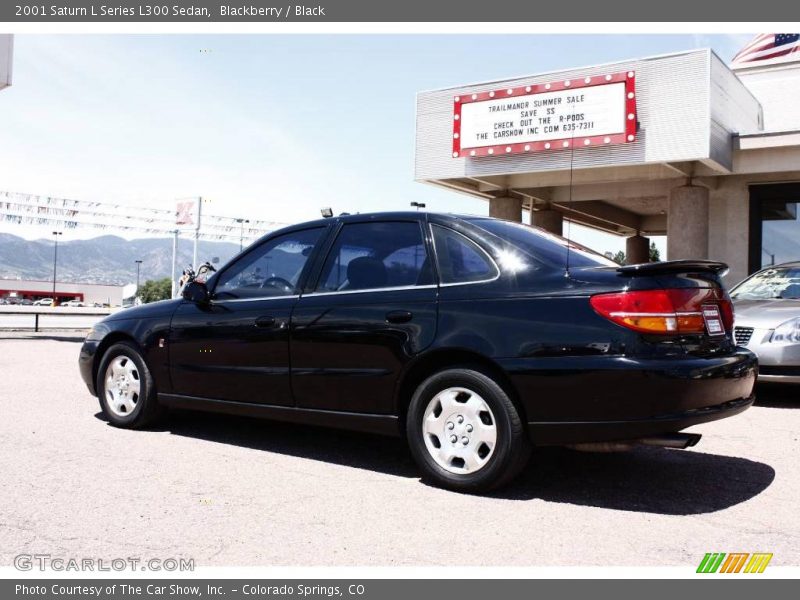 Blackberry / Black 2001 Saturn L Series L300 Sedan