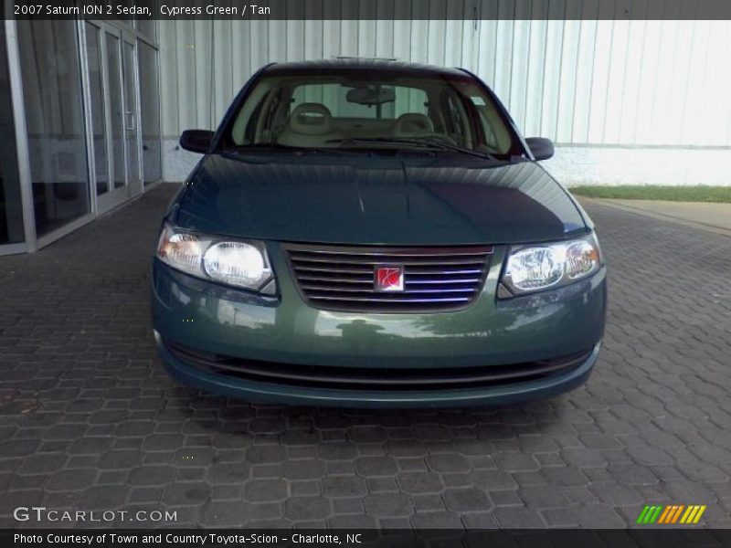 Cypress Green / Tan 2007 Saturn ION 2 Sedan