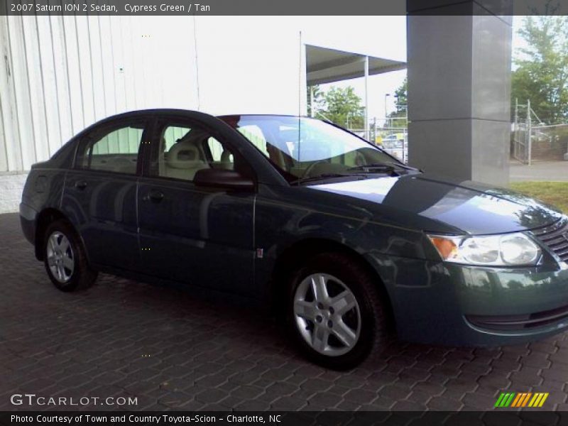 Cypress Green / Tan 2007 Saturn ION 2 Sedan