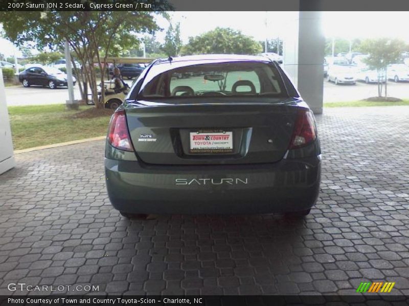 Cypress Green / Tan 2007 Saturn ION 2 Sedan