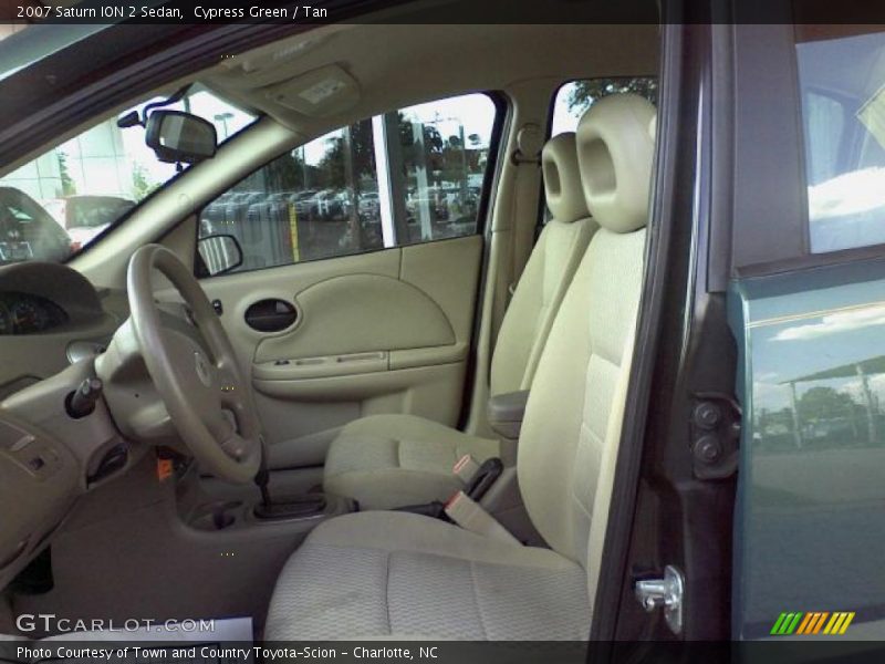 Cypress Green / Tan 2007 Saturn ION 2 Sedan