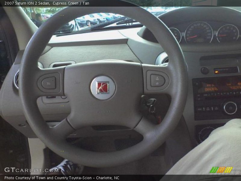 Cypress Green / Tan 2007 Saturn ION 2 Sedan