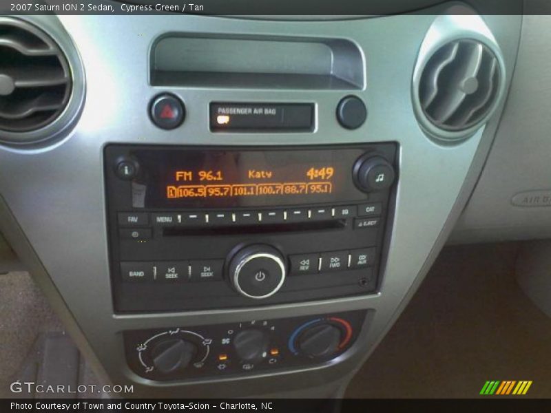 Cypress Green / Tan 2007 Saturn ION 2 Sedan