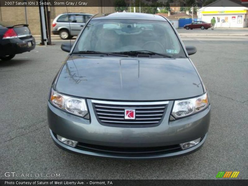 Storm Gray / Gray 2007 Saturn ION 3 Sedan