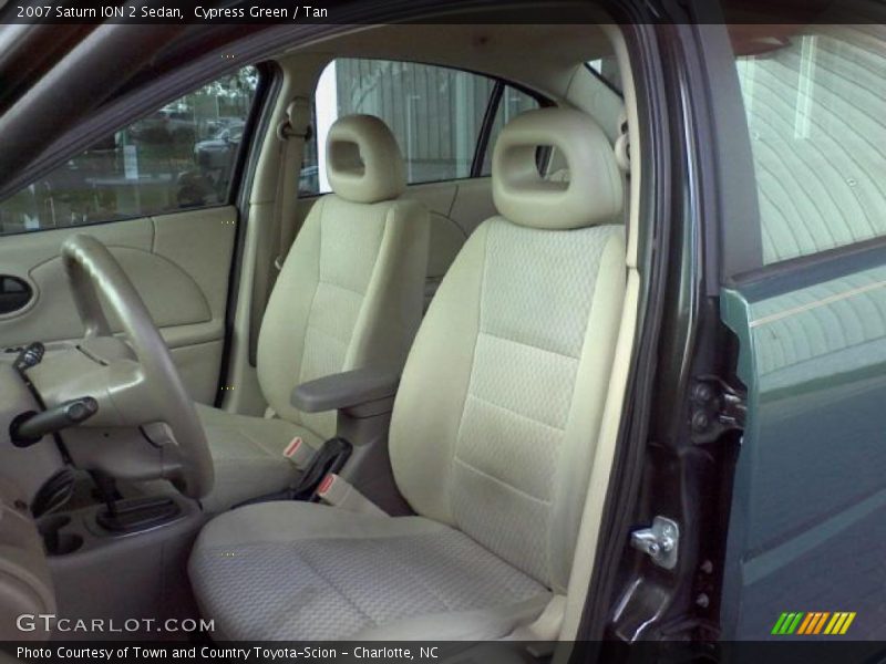 Cypress Green / Tan 2007 Saturn ION 2 Sedan