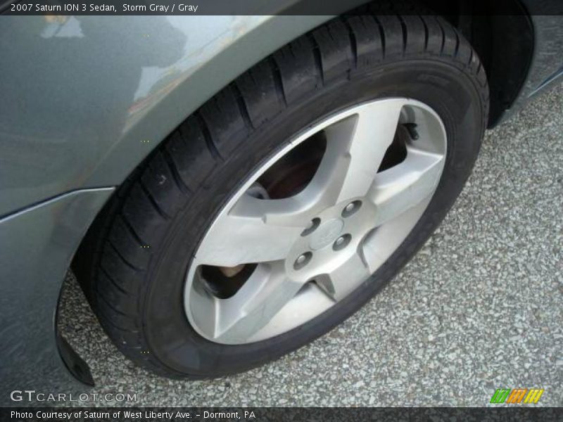 Storm Gray / Gray 2007 Saturn ION 3 Sedan
