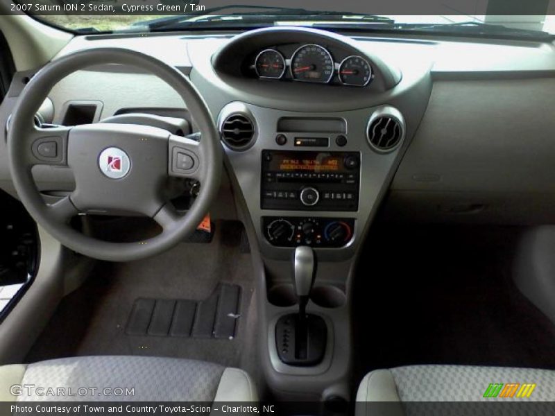 Cypress Green / Tan 2007 Saturn ION 2 Sedan