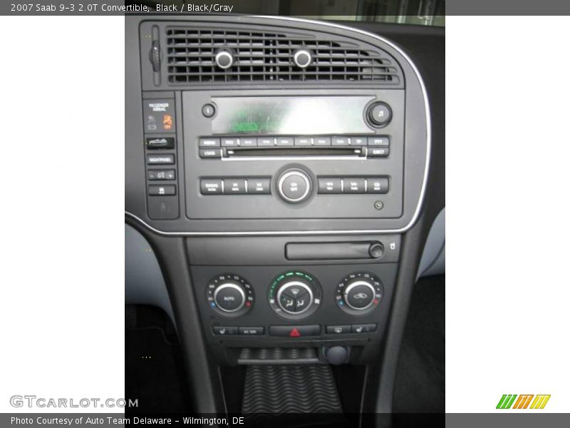Black / Black/Gray 2007 Saab 9-3 2.0T Convertible