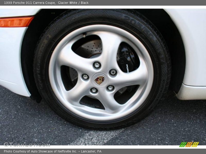 Glacier White / Black 1999 Porsche 911 Carrera Coupe