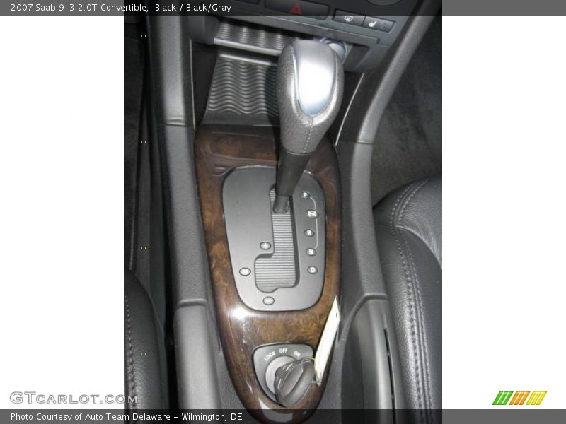 Black / Black/Gray 2007 Saab 9-3 2.0T Convertible