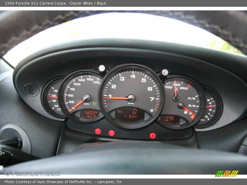 Glacier White / Black 1999 Porsche 911 Carrera Coupe