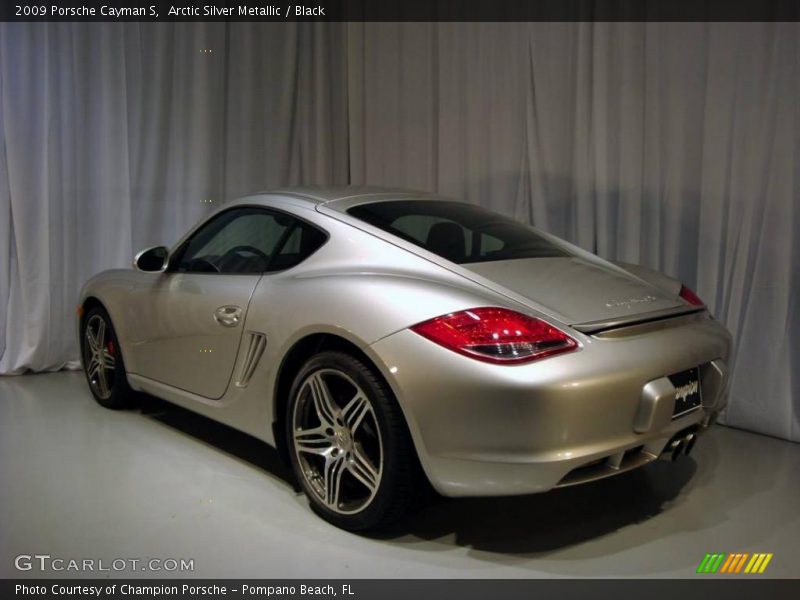 Arctic Silver Metallic / Black 2009 Porsche Cayman S