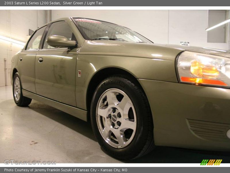 Silver Green / Light Tan 2003 Saturn L Series L200 Sedan