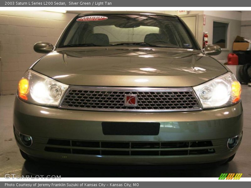 Silver Green / Light Tan 2003 Saturn L Series L200 Sedan