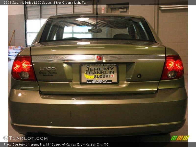 Silver Green / Light Tan 2003 Saturn L Series L200 Sedan